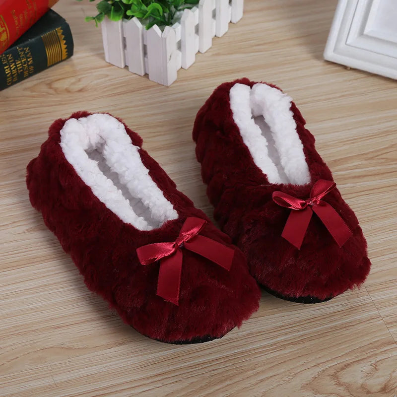 Fuzzy Mouse Slippers