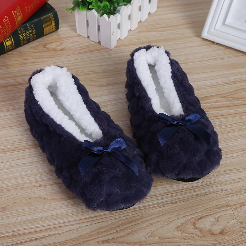 Fuzzy Mouse Slippers