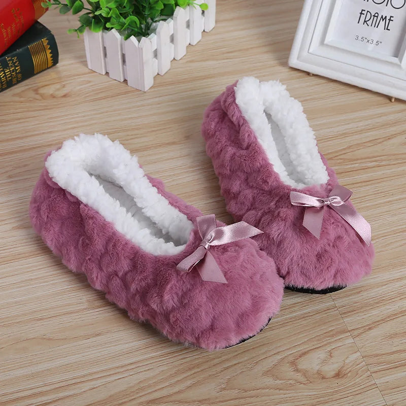 Fuzzy Mouse Slippers