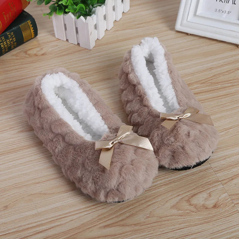 Fuzzy Mouse Slippers